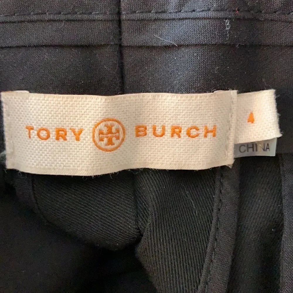 Nwot Tory Burch classic black trousers sz 4